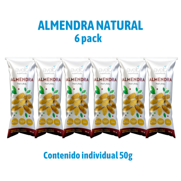 6 Pack - Almendra Natural 50g