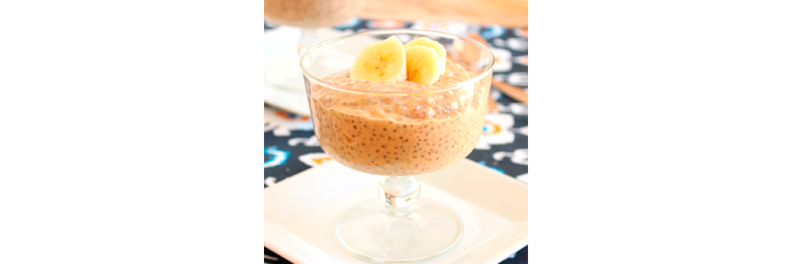 Licuado de Banana con Avena y Chía