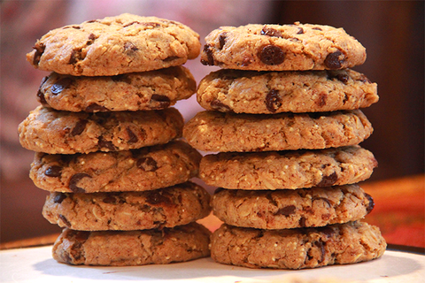 Galletas suaves de mezquite, amaranto y nuez
