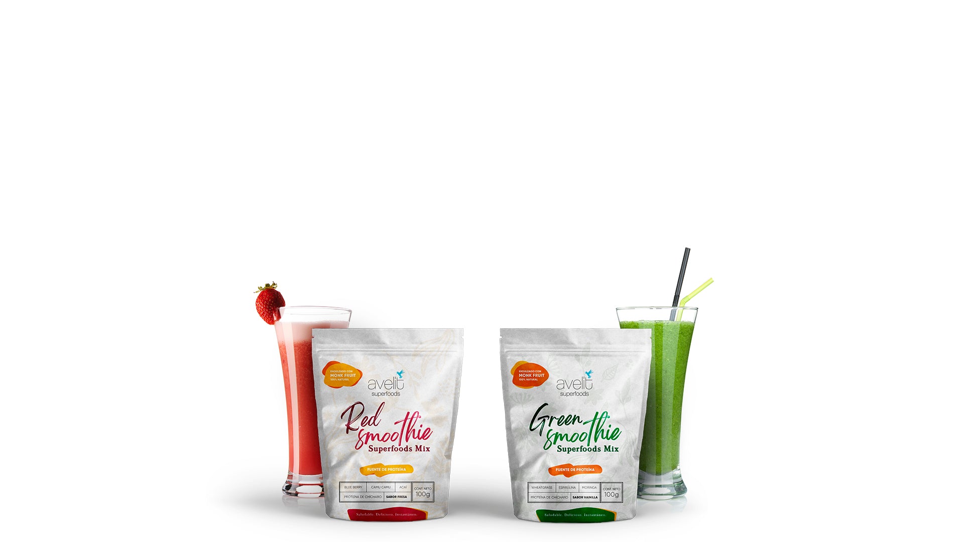 Smoothies saludables con superfoods Avelit